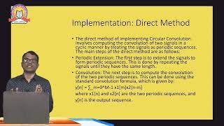 Circular Convolution| Digital Image Processing| TYCS - Sem 6| SST Colege