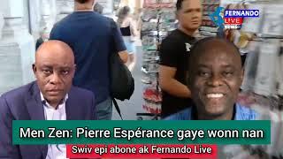 Pierre Esperance gaye wonn nan e mande Lajistis arete kèk jounalis ki gen kòb Viv Ansanm nan men yo