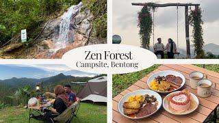 ZEN FOREST CAMPSITE, Bentong, Pahang | Private Waterfall?! | Anniversary Camping Trip