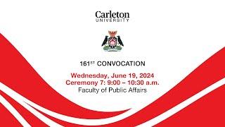 2024, 06, 19 Carleton University 161st Convocation Ceremony 7 - 9:00am