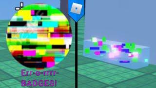 HOW TO GET Err-o-rrrr- BADGES! Shoot People Off A Map Simulator (ROBLOX)