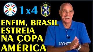 CALMA AÍ, GALERA! BRASIL GOLEIA A FRACA SELEÇÃO PARAGUAIA! COPA AMÉRICA 2024