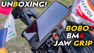 Unboxing Best Bike Mobile Holder - BOBO BM4 Jaw-Grip | How to fix BOBO Phone holder in bike