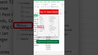How to quickly select blanks #12daysofspreadsheets
