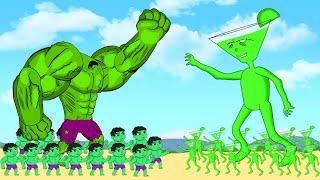 TEAM HULK PREGNANT vs TEAM MONSTER RADIATION : Monsters Ranked From Weakest To Strongest