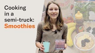 Simple smoothie recipe for truck drivers