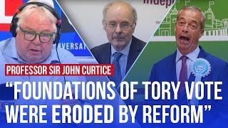 Polling expert Sir John Curtice reacts to general election results | LBC