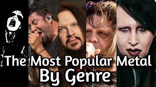 The Most Popular Metal Band of Every Genre