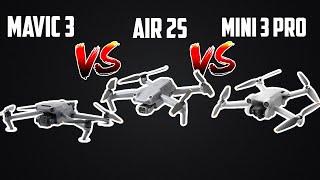 DJI Mavic 3 Vs. DJI Air 2s. Vs. DJI Mini 3 Pro: Which One To Buy?