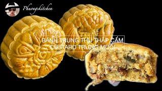 BÁNH TRUNG THU THẬP CẨM CUSTARD TRỨNG MUỐI