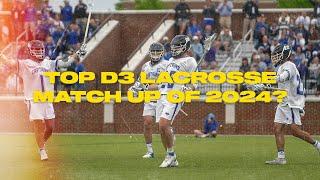 Most Anticipated Match Up in Division 3 Lacrosse? // CNU Lacrosse Highlights 4k