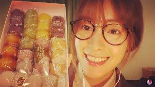 [Sub]ASMR 団子の咀嚼音 Japanese sweet rice dumpling eating sounds