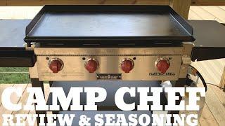 Camp Chef Flat Top Grill Review and First Seasoning