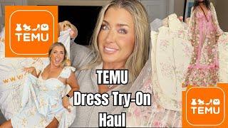 Temu dress try on haul | Temu Pjs | Huge Temu Haul Summer 2024 Clothes | Hotmess Momma Vlogs