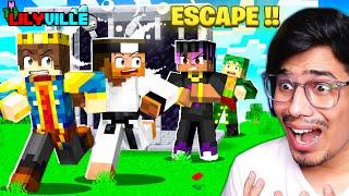 THE BIGGEST ESCAPE IN LILYVILLE  Day 39 | Minecraft Live