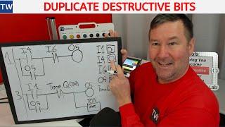 Duplicate Destructive Bits in PLCs.  The BEST Program Scan Lesson.