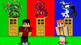 Don’t Choose the Wrong POKEMON Door in Pixelmon! (Minecraft) अभी मजा आयेगा बिडू || Part4