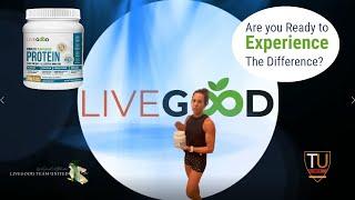 LiveGood Product Director Lisa Goodkin Demonstrates LiveGood Protein