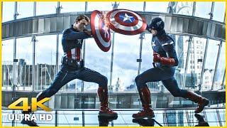 Captain America vs Captain America | Avengers Endgame (Open Matte) [4K UHD]