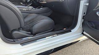 Soft close door feature - 2021 Mercedes-Benz S63 AMG Coupe