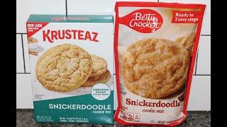 Krusteaz vs Betty Crocker: Snickerdoodle Cookie Mix Blind Taste Test & Review