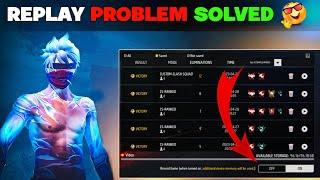 Current device does not support this feature in ff solve 2024 | Free fire replay system not working