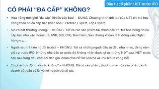UST Có Phải "Đa Cấp" Không?