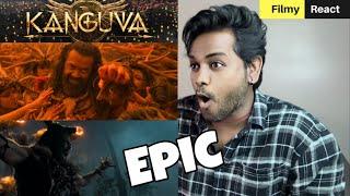 Kanguva - Trailer REACTION | Filmy React | Suriya | Bobby Deol | Devi Sri Prasad | Siva Studio Green