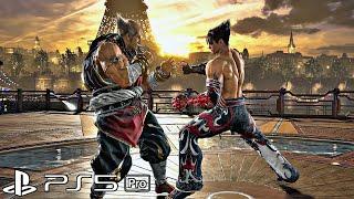 TEKKEN 8 - PS5 Pro Gameplay (4K 60FPS) Heihachi Vs Jin & Kazuya