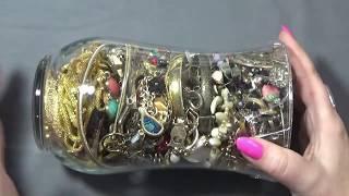 Let's Open a Gold Tone Jewelry Jar