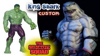 Custom King Shark base Hulk | Sculpture The Suicide Squad timelapse | Escultura King Shark