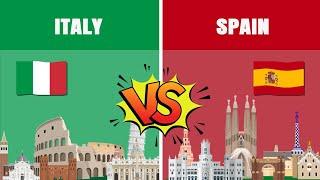 Italy VS Spain | Country Comparison | Data Around The World