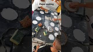 Paper making - Easy, Fun Projects for Kids - ART Class activity - Awareness