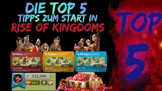 Rise of Kingdoms ~ Top 5 Tipps und Tricks zum Start
