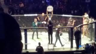 1st fight of the night UFC220  tibau vs Islam inside Td garden