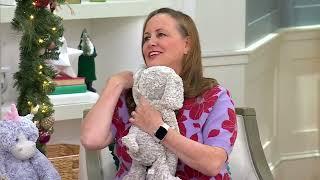 DEMDACO Heartful Hugs 17.5" Weighted Plush Animal on QVC