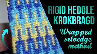 Weave Krokbragd on a Rigid Heddle (Tidy Edges!)