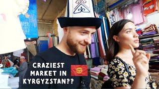 Crazy Osh Bazaar in Bishkek, Kyrgyzstan 