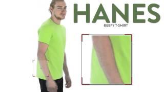 Hanes Beefy T-Shirt - Short Sleeve, Fitted (For Men and Women)