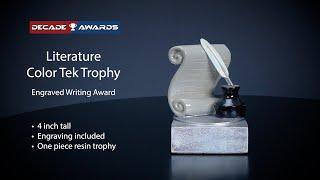 360 view - 60003GS Literature Trophy, Color Tek by Decade Awards!