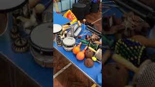 Video Drum & Percussion Workshop Instruments Set Up