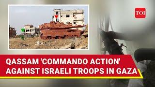 Hamas Fighter Chases Israeli Tank With Explosive Device In Rafah | Watch What Happened