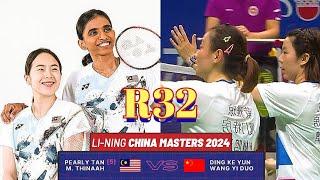 Hebat Laa!!Pearly Tan-M.Thinaah Mudah Mara Ke Pusingan R16!!Paduu Oo!! |China Masters 2024|