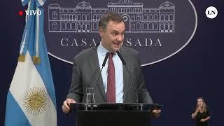 Conferencia de prensa del vocero presidencial Manuel Adorni (26/12/2024)