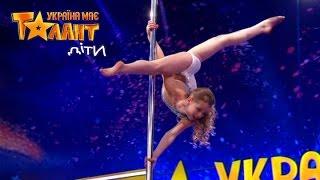 An incredible performance on the pylon on Ukraine's Got Talent.