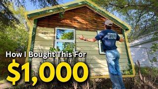 How To Buy A House For $1,000 (Step by Step Guide)
