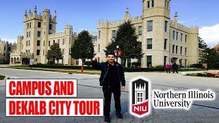 Northern Illinois University College Campus Tour and Dekalb City Tour #dekalb #niu #illinois