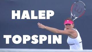 HOW TO HIT TOPSPIN LIKE HALEP