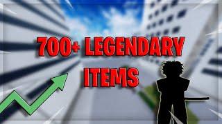 WHAT 700+ LEGENDARY ITEMS GOT ME IN GAMBLING.. (INSANELY LUCKY)