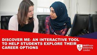 Discover Me – an interactive tool to help students explore their career options